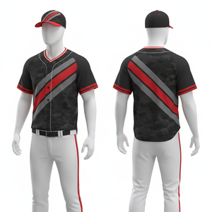 Uniforme de Béisbol 2026 Personalizado, Sublimado, de Malla, Secado Rápido, para Juego - Product Image 3