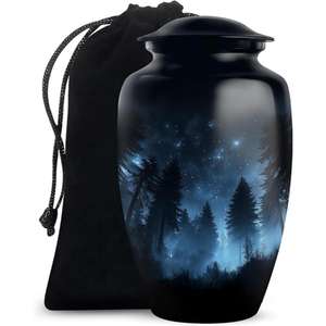 Urnes de conception de lion colorées faites à la main urne adulte peinte à la main pour les êtres chers nouvelle arrivée urnes de crémation en métal d'Inde - Product Image 5