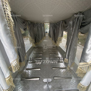 Vente en gros de chariots de transport modernes pour chevaux blancs, corbillard funéraire pour salons funéraires - Product Image 6