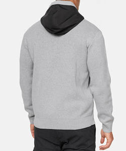 Sudadera con Capucha para Hombre, Personalizada con Logotipos, Tejida a Crochet, Estilo Urbano, Oversize, Color Sólido, Nueva Colección de Otoño, 100% Algodón - Product Image 5