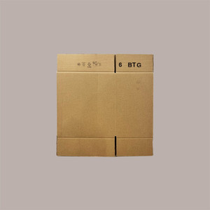 10 pièces boîte de papier brun brillant stratification tache UV pour 6 bouteilles 500ml personnalisable 275x180x320 UV accessoires de téléphone portable ruche - Product Image 2