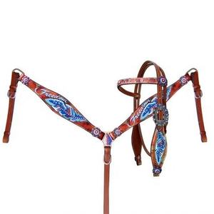 Catégorie de produits Ensemble de serre-tête Western de haute qualité en plusieurs couleurs et tailles en cuir - Product Image 1