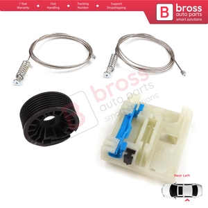 ชุดซ่อมมอเตอร์กระจกไฟฟ้า BWR5505 ด้านหลังซ้าย สำหรับรถยนต์ Tipo MK2 356 357 Egea ปี 2015 ขึ้นไป แบบ 4/5 ประตู รุ่น 52093915 - Product Image 6