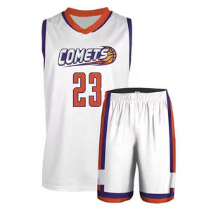 Uniforme de basket-ball pour hommes sur mesure de haute qualité, taille plus, respirant, anti-UV, vêtements d'équipe avec logo brodé, ensembles imprimés à séchage rapide - Product Image 6