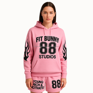 Sudadera unisex ecológica de algodón 100% al por mayor, sudadera con capucha y logotipo personalizado con patrón de resorte para hombre, diseño liso en blanco - Product Image 5