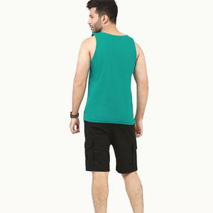 Camisetas de Tirantes para Hombre, de Alta Calidad, Transpirables, de Secado Rápido, Ajustadas, 100% Algodón, Servicio OEM para Correr, Gimnasio y Fitness - Product Image 4