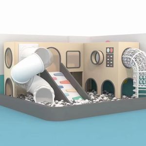 Castillo Inflable Interior, Parque Infantil Grande, Diversión Familiar, Trampolín Personalizado, <span class=keywords><strong>Escalera</strong></span>, Tobogán, Pelotas Oceánicas, Equipo Starsky - Product Image 4