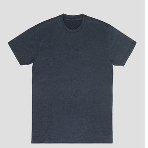 Camiseta de manga corta básica transpirable antibolitas de algodón 100% ajustada con cuello redondo para hombre - Product Image 5