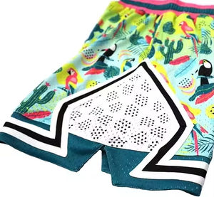 Short de basket athlétique Short de 5 pouces Style Board Shorts Pantalon de sport respirant pour Fitness Running Casual Wear - Product Image 5