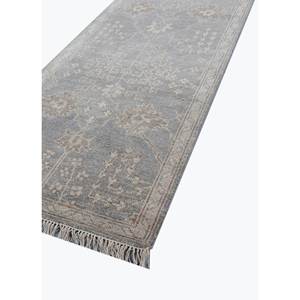 Alfombras de Lana Anudadas a Mano Savana, Gris y Negro, Estilo Boho, Medallón Rectangular Abstracto para el Hogar, Lca-603, para Sala de Estar y Pasillo - Product Image 2