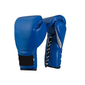 OEM ODM Custom Logo Professional High Quality PU Leather Boxing <b>Gloves</b> PU Leather <b>Lace</b> up Boxing <b>Gloves</b> for Training - Product Image 6
