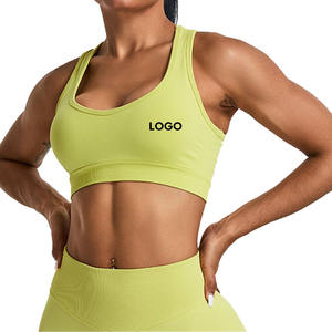 Custom Logo High Support Sexy Seamless New Arrivals Women Yoga Gym <b>Sports</b> Bra Soft Breathable Yoga <b>Top</b> - Product Image 1