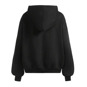 Sweats à capuche surdimensionnés et lourds pour hommes avec logo personnalisé Full Face Zip brodé de strass décontracté Streetwear Polyester Coton - Product Image 2