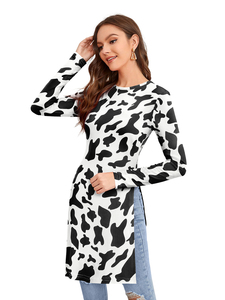La última camiseta India exclusiva de Boutique de moda, camisetas cortas formales cómodas de punto para mujer, India - Product Image 4