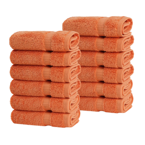 Vente en gros Ensemble de 8 serviettes de bain en coton éponge ultra doux et écologique personnalisé Peluche absorbante à séchage rapide pour les hôtels Tapis de baignoire - Product Image 3