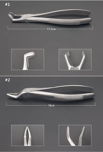 Tang pencabutan gigi dewasa 10 buah/set, Forcep ekstraksi gigi anak 7 buah/set, alat bedah gigi alat kedokteran gigi - Product Image 4