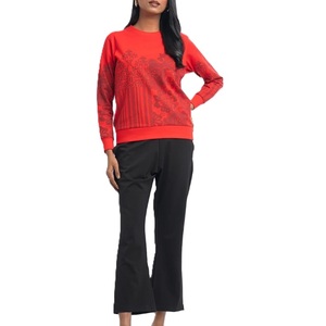 เสื้อสเวตเชิ้ตผู้หญิงสั่งทำราคาส่ง สไตล์ล่าสุด เสื้อผ้าลำลองสำหรับผู้หญิง จากบังกลาเทศ - Product Image 6