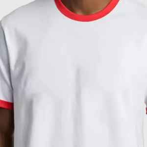 2025 nuevo diseño de alta calidad 100% algodón, camiseta para hombres, Camiseta holgada de estilo liso camisetas casuales para hombres con precio bajo - Product Image 4