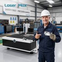 Machine de découpe laser à table unique pour tôles lourdes 3050x1530mm, compatible 3000W pour le traitement de l'acier épais