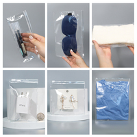 En stock, sac à fermeture éclair en PVC transparent pour l'emballage de bijoux, pochette à fermeture éclair en PVC transparent pour bagues, boucles d'oreilles, colliers, boutique, cadeau
