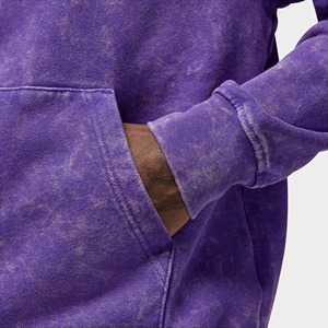 Sudadera con capucha de lana lavada con ácido personalizada 2025 algodón estampado Digital para invierno de hombre-Alta Calidad OEM/ODM 100% - Product Image 6