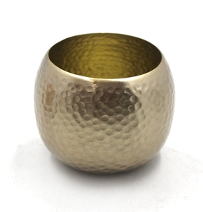 Décoration de noël cuivre couleur aluminium rond métal bougeoir votif conception américaine bougeoir - Product Image 5