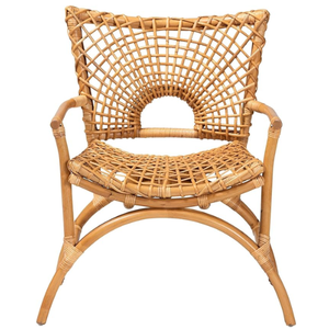 Rattan Chair Decor for Home Durable and Lightweight Cane Wicker Chair with Comfortable Seat for Kitchen & Patio - Product Image 6