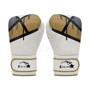 Guantes de boxeo impermeables de alta calidad Guantes de entrenamiento de cuero PU para gimnasio Artes marciales y lucha - Product Image 5
