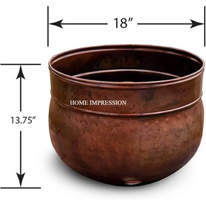 Macetas de Metal para Jardín, Diseño Ecológico, a Prueba de Fugas, con Acabado Patinado en Relieve - Product Image 6