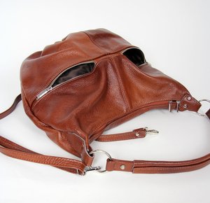 Vente chaude Dames Loisirs Grande Capacité Cire À L'huile En Cuir Véritable Hobo Fourre-Tout Sacs À Main LHB-0212 Fermeture À Glissière pour Femmes Filles - Product Image 2