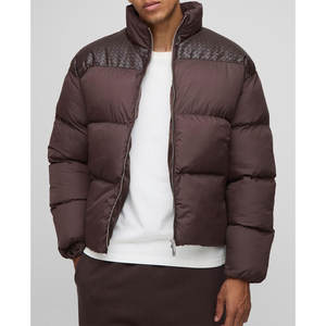 Vente en gros Veste matelassée pour homme Manteau matelassé chaud d'hiver Veste matelassée en duvet d'extérieur - Product Image 4