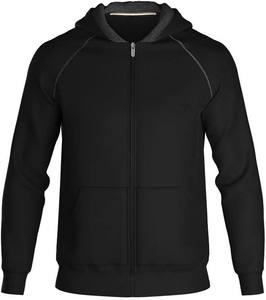 Sudadera con capucha Eco Smart con cremallera para hombre Sudadera de lana de peso medio 95% algodón 5% Elastano importado Pull On cierre lavado a máquina de B - Product Image 4