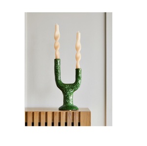 Bâton de bougie géométrique de Style nordique en gros, décoration de mariage, porte-bougie créatif Unique en céramique pour support de bougie - Product Image 3