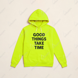 Pull-over à capuche en polyester/coton imprimé sur mesure pour hommes confortable, doux, élégant, écologique, séchage rapide, confort décontracté - Product Image 3