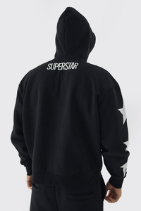 เสื้อฮู้ดแขนยาวสำหรับผู้ชายเสื้อฮู้ดพิมพ์ลายพัฟ3D สำหรับฤดูหนาว450GSM ระบายอากาศได้ดี - Product Image 3