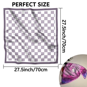 Latest Ultra Smooth Tailored Feel Ethnic Floral Long <b>Silk</b> <b>Scarf</b> for Women-Custom Design Luxury Daily Wear - Product Image 2