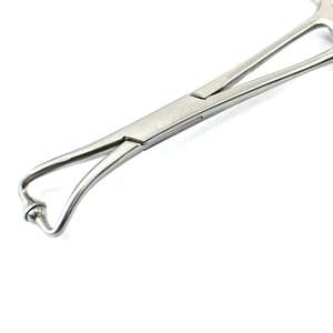 Forceps à serviettes manuels de qualité supérieure en acier inoxydable, instrument chirurgical de classe I certifié CE ISO, utilisation en salle d'opération, OEM disponible, faible coût - Product Image 5