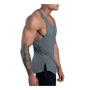 Camiseta sin mangas transpirable de talla grande para hombre, chaleco holgado sin mangas de secado rápido, chalecos deportivos de poliéster para gimnasio al aire libre 2025 - Product Image 5