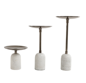 Modern Tall Metal Candlestick Holders 5 Arm <b>Silver</b> Candelabra 5 Tier for Garden and Home - Product Image 4