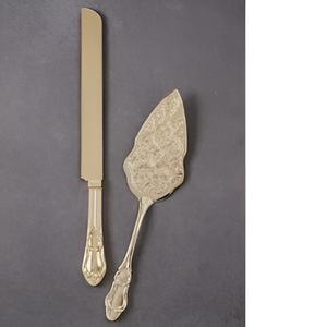 มีดตัดเค้กโลหะแบบทันสมัยมีดตัดเค้กแฮนด์เมดรูปทรงออกแบบได้ตามต้องการ - Product Image 1