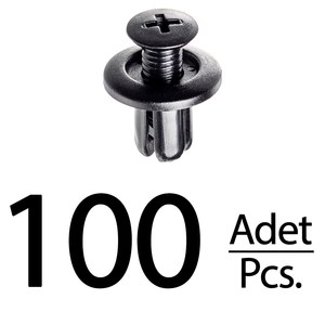 Hood and Bumper <b>Clips</b> for Hyundai Accent Elantra Santa Fe Sonata Tucson Mazda - 100 Pieces - Product Image 1