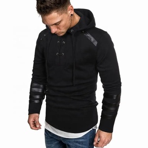 Sweat à capuche en polaire décontracté pour homme respirant pour l'hiver avec logo personnalisé Manches longues Écologique - Product Image 1