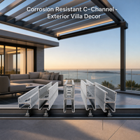Profilés en acier Unistrut galvanisés à chaud - Option en alliage d'aluminium - Décoration de villas et d'appartements - Anti-corrosion