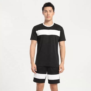 Conjunto de dos piezas formado por camiseta y pantalón corto, ropa deportiva, para hombre, novedad, verano, 2021 - Product Image 5