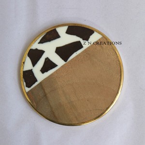 Handmade High Quality Vintage Eco-Friendly Custom <b>Coasters</b> Wooden Resin Marble Drinks Mat & Pads Direct Handcrafted Manufacturer - Product Image 1
