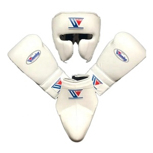 Nuevo Set Profesional de Guantes de Boxeo Winning de Cuero, Guantes de Boxeo Winning, Protector de Cabeza, Protector Inguinal, Set de Sparring - Product Image 2