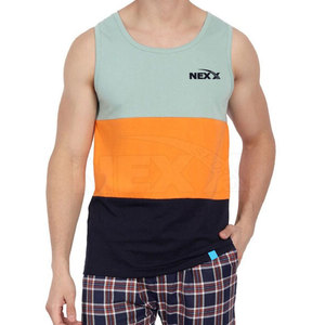 Camiseta sin Mangas de Alta Calidad para Hombre, de Algodón y Fibra de Bambú, Ecológica, de Secado Rápido, Transpirable, Ropa Deportiva con Colores Personalizados - Product Image 4