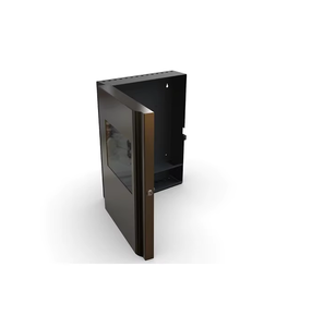 Boîte de jonction d'alarme incendie Cabman 6 avec porte marron brillant conçue pour une gestion fiable des câbles et une sécurité électrique - Product Image 2