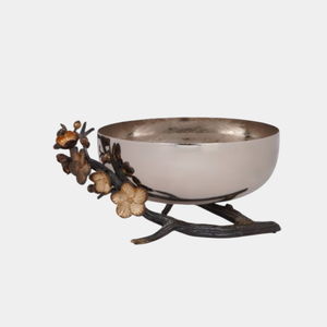 Cuenco para servir alimentos de diseño estándar con base de flores, cuenco para servir frutas de forma redonda y cuenco para servir platos de nueces - Product Image 2