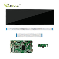 Écran tactile LCD IPS de type barre de 14,5 pouces 2560*720 avec écran tactile intégré (Oncell) et module LCD étiré de type barre avec carte de commande Type-C